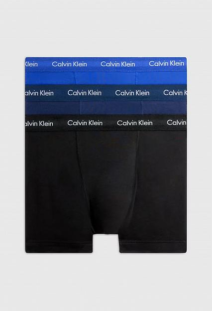 Calvin Klein 3P Trunk C-Black/Blu/Blu