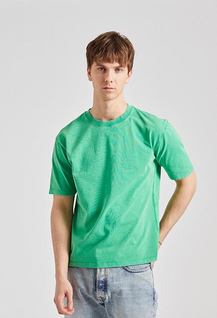 Drakes Washed SS Hiking Tee Green