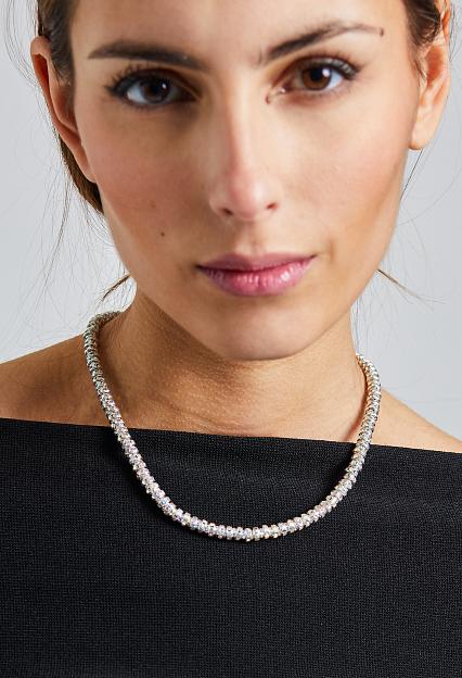 Skinny Diamond Necklace 45cm