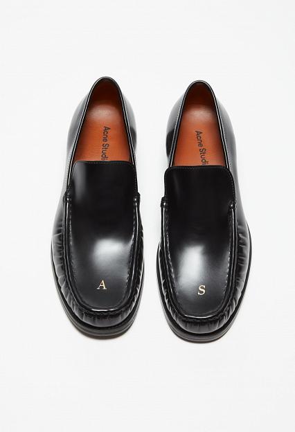 Acne Studios Leather Loafers FN-MN-SHOE000212 Black