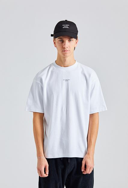 Drôle de Monsieur Le T-Shirt Classique NFPM Logo White