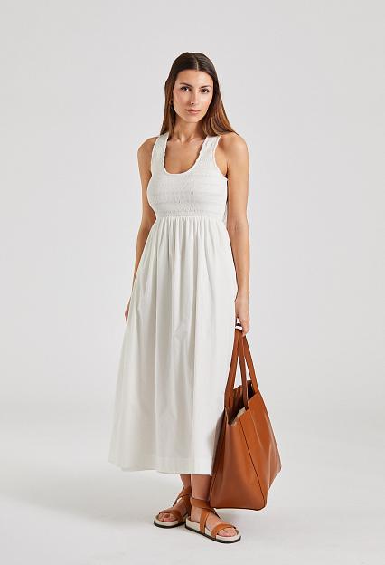 Faithfull The Brand Matera Midi Dress White 