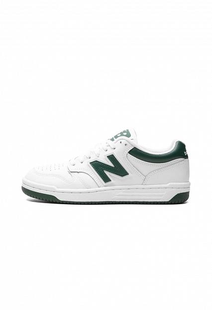 New Balance BB480LNG White/Nightwatch Green