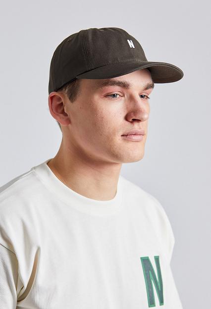 Norse Projects Twill Sports Cap Beech Green