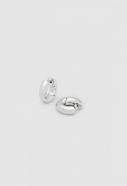 Tom Wood Chunky Hoops Small Silver