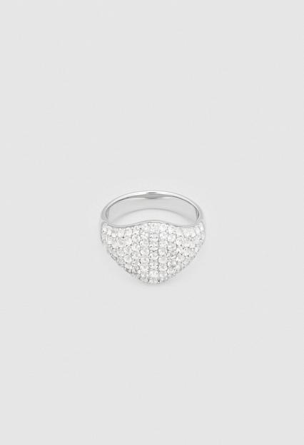 Tom Wood Mini Oval Cocktail Ring white