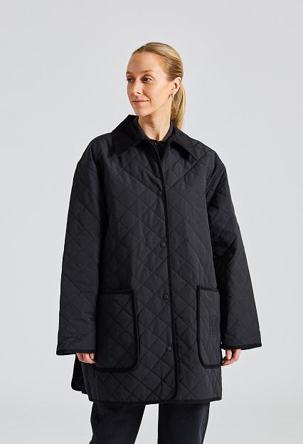 Toteme Quilted Barn Jacket Black